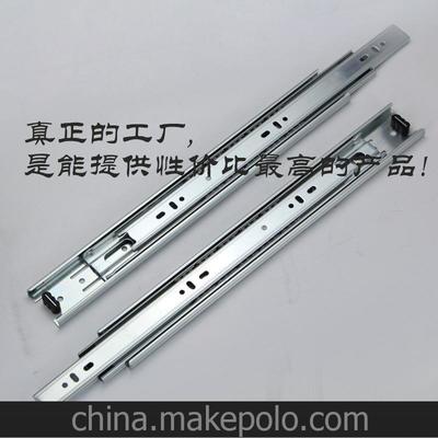 揭陽廠家小量批發(fā)4515冷軋鋼電泳三節(jié)櫥柜滑軌 超靜音滾珠導(dǎo)軌全方位解析